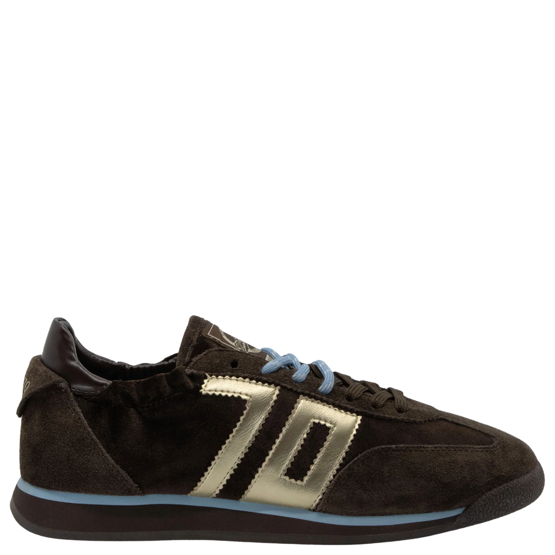 Back 70 - Rocket W26 Sneaker in Velvet DK Coffee Gold sneakers