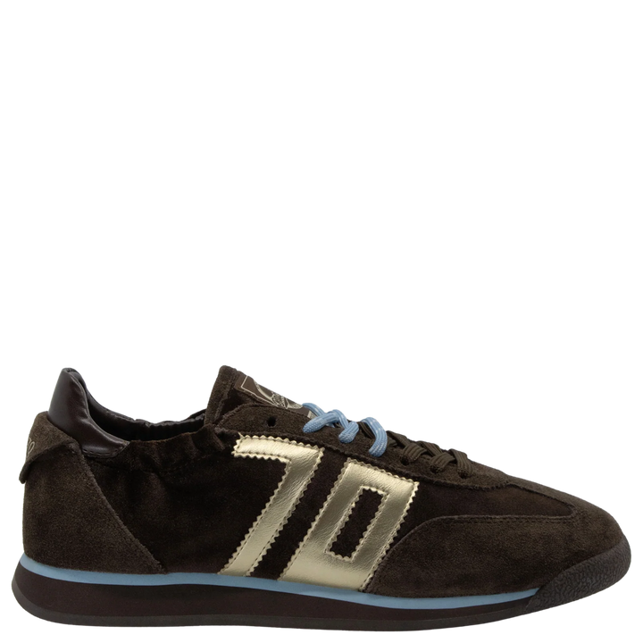 Back 70 - Rocket W26 Sneaker in Velvet DK Coffee Gold sneakers