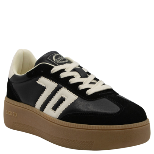 Back 70 - XXL Sneaker in Black Butter Shoes