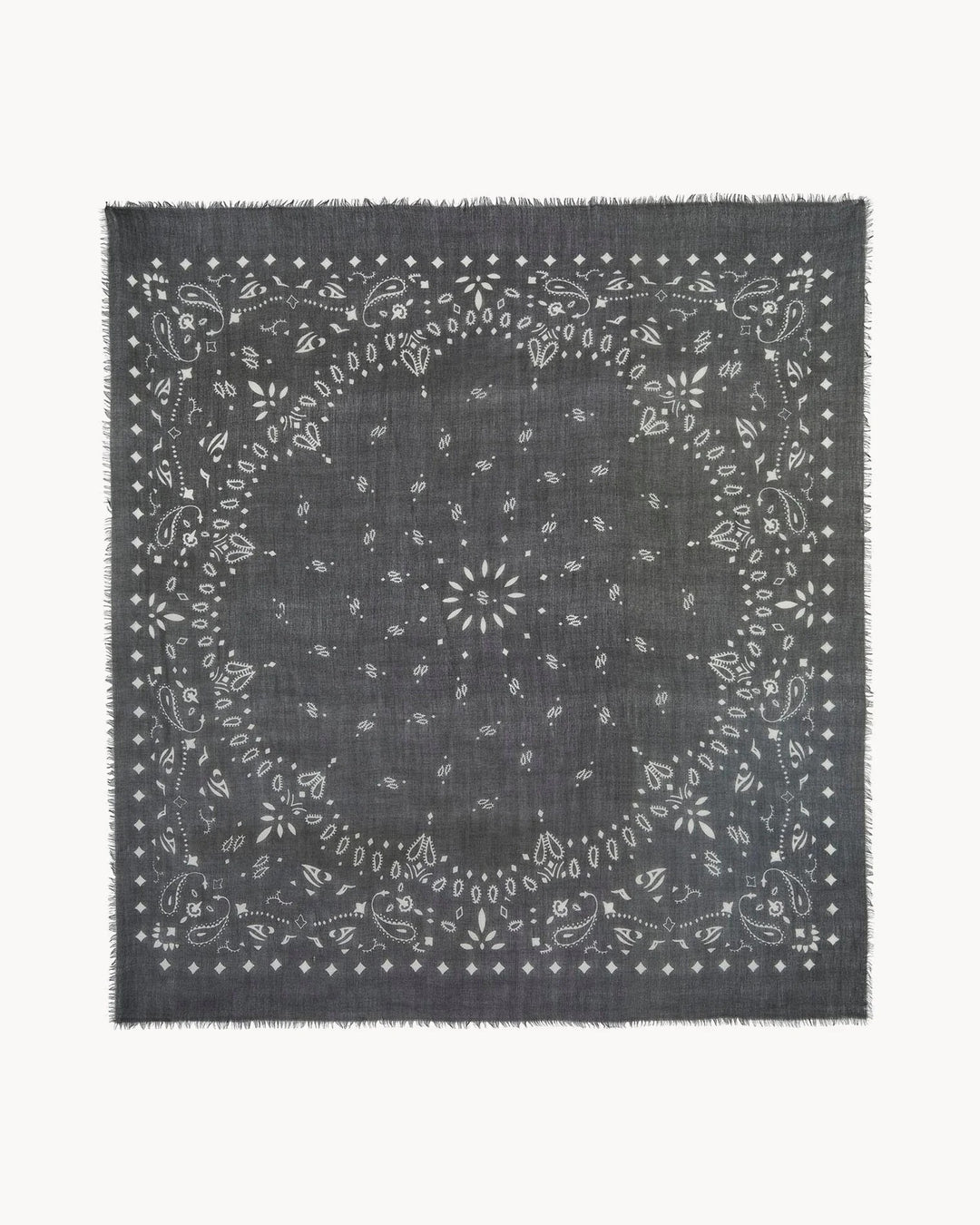 KUJTEN - Effy Extra Large Cashmere Scarf/Bandana in Black