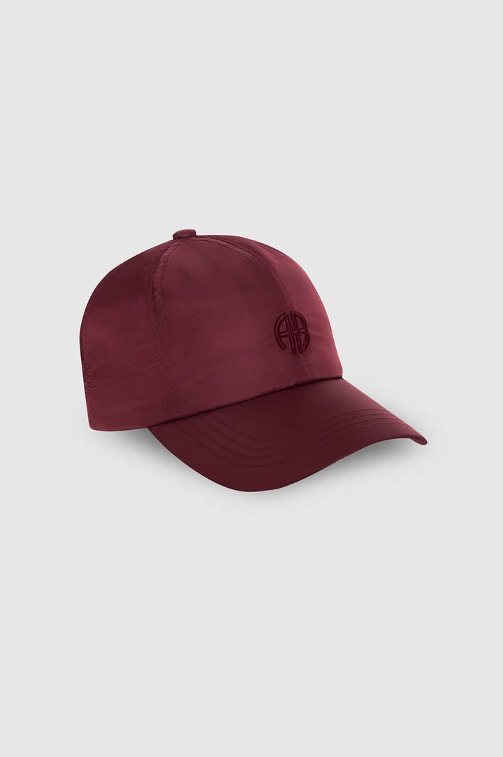 ANINE BING - Jeremy Baseball Cap AB Nylon in Fig