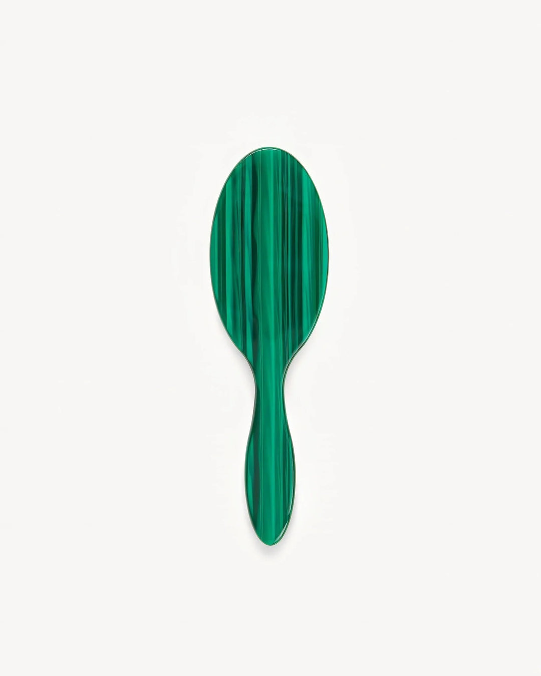Machete - Travel Hair Brush in Malachite