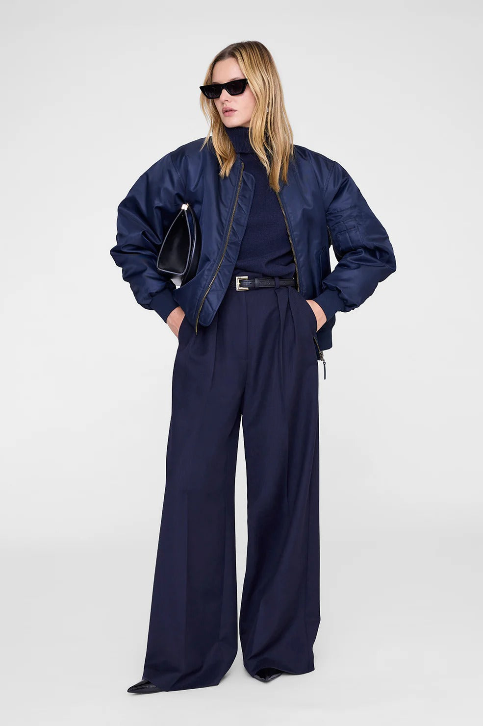 Anine Bing - Leon Bomber in Midnight Blue