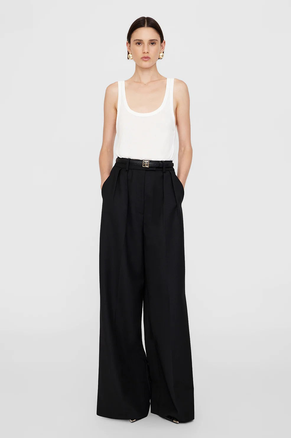 ANINE BING - Lou Trouser in Black