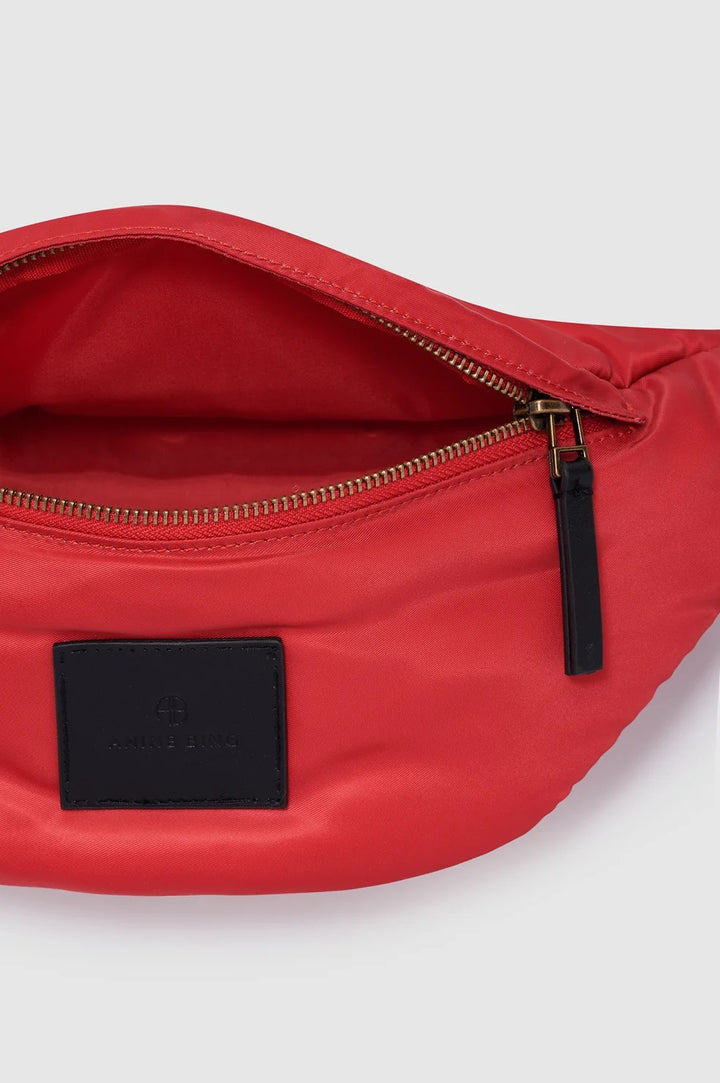 ANINE BING - Leon Small Waist Bag Nylon in Tango Red