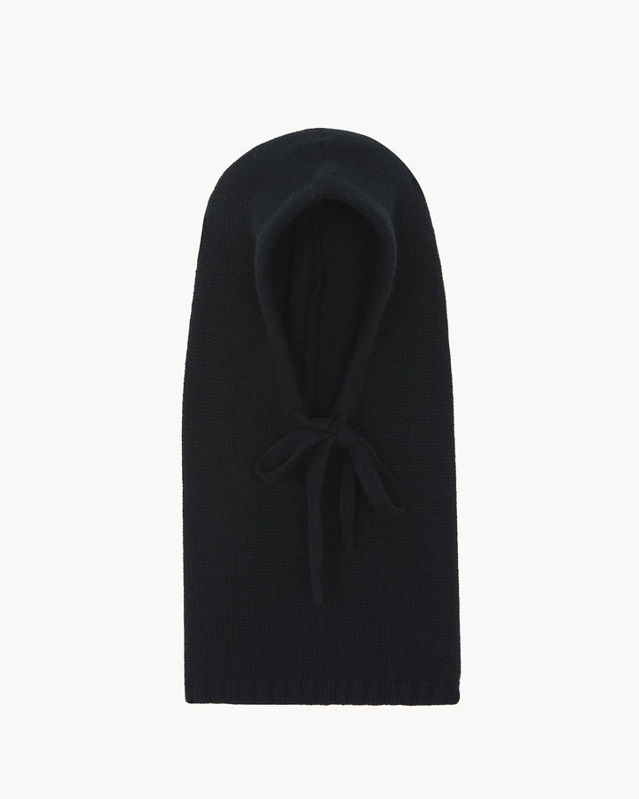 Kujten - Sybel Cashmere Jersey Hood in Black