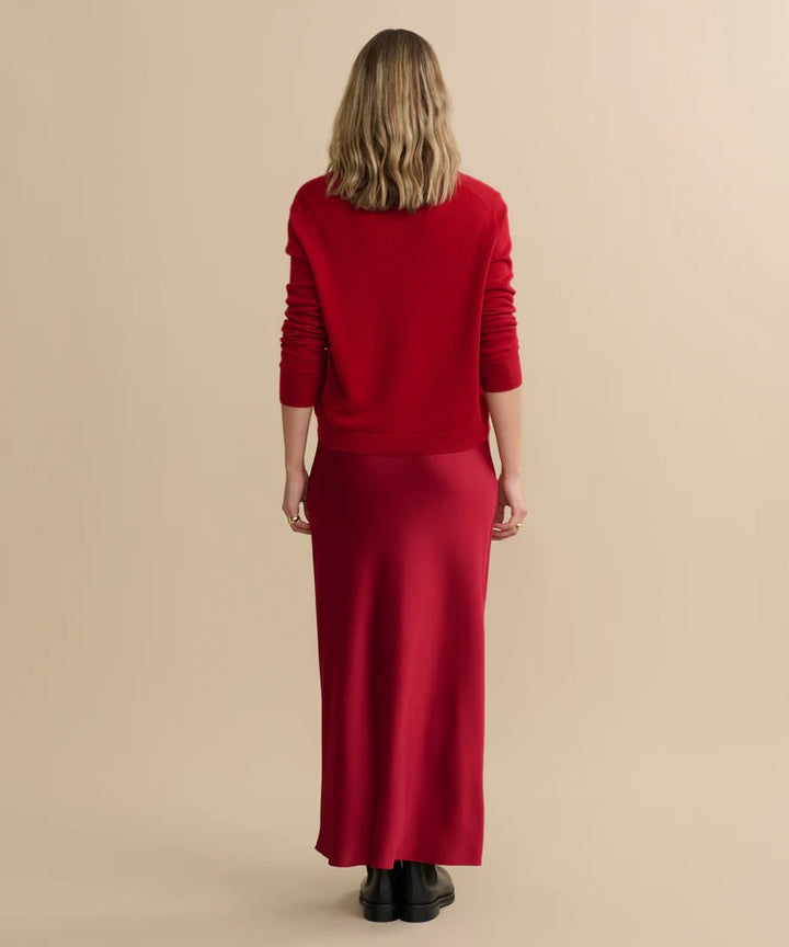 Jenni Kayne - Nina Slip Skirt in Crimson