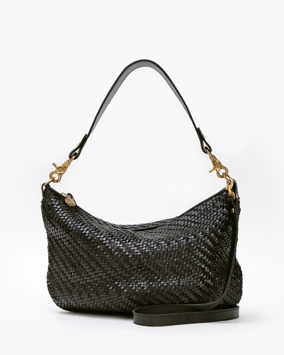 Clare V. - Lune in Black Woven Zig Zag