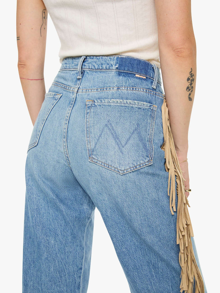 MOTHER - Fringe Half-Pipe Button Sneak in Folk Star