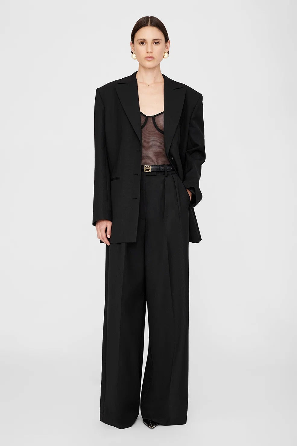 ANINE BING - Lou Trouser in Black