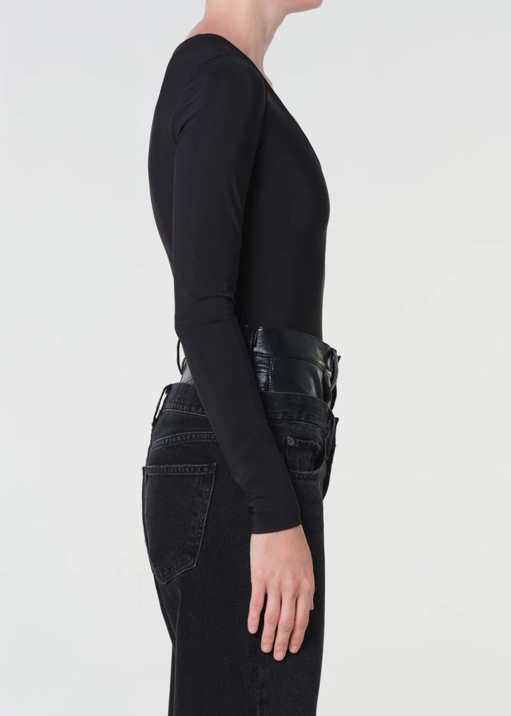 AGOLDE - Clem Bodysuit in Black
