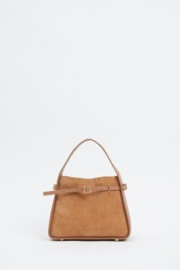 Simkhai - Cleo Small Suede Bucket Bag in Camel