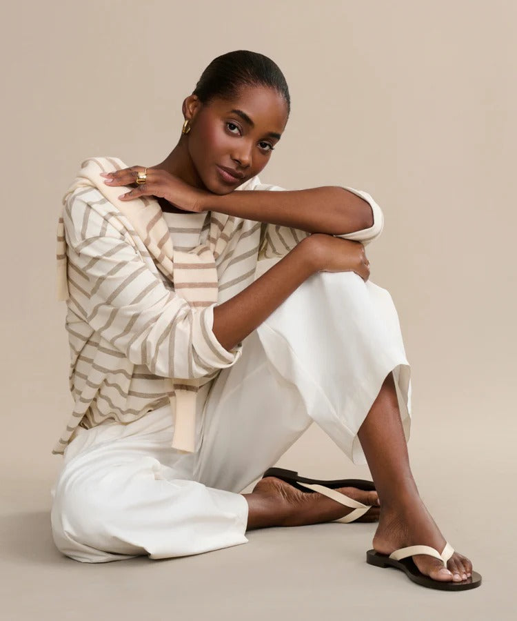 JENNI KAYNE - Gia Sandals in Bone