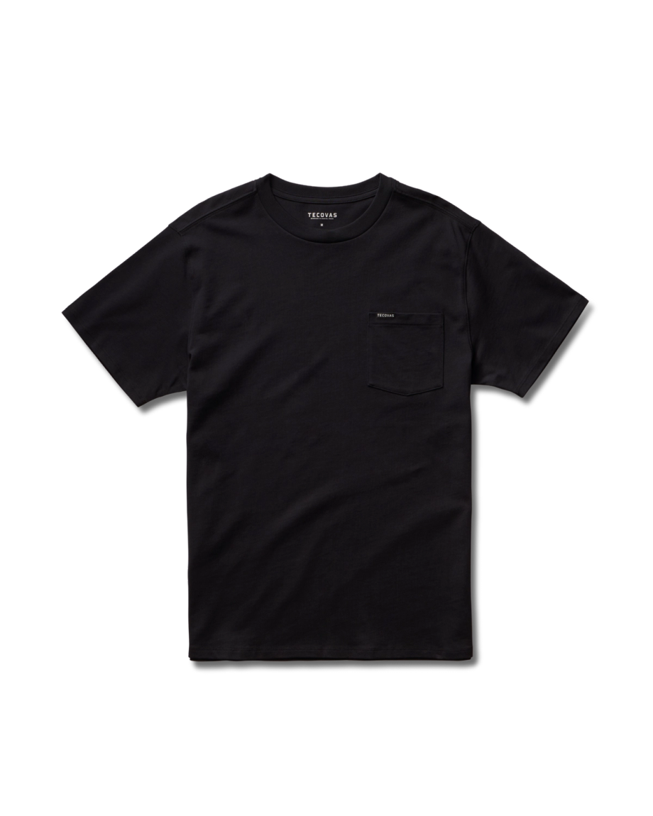 TECOVAS - Pocket T-Shirt in Black
