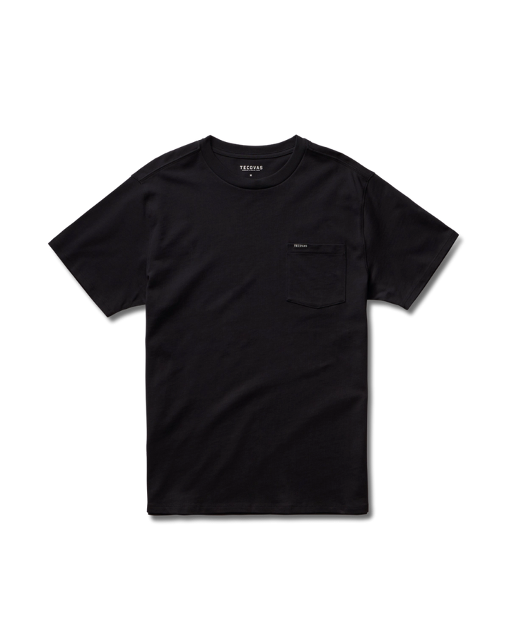 TECOVAS - Pocket T-Shirt in Black