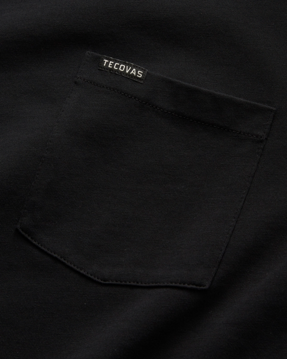 TECOVAS - Pocket T-Shirt in Black
