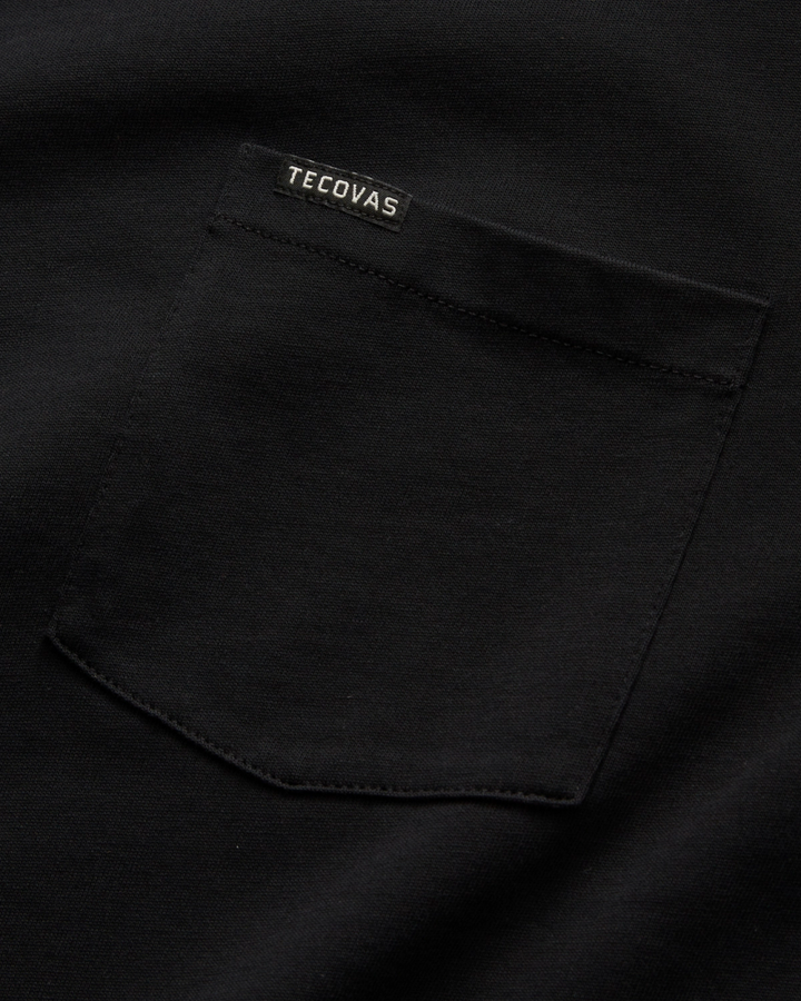 TECOVAS - Pocket T-Shirt in Black