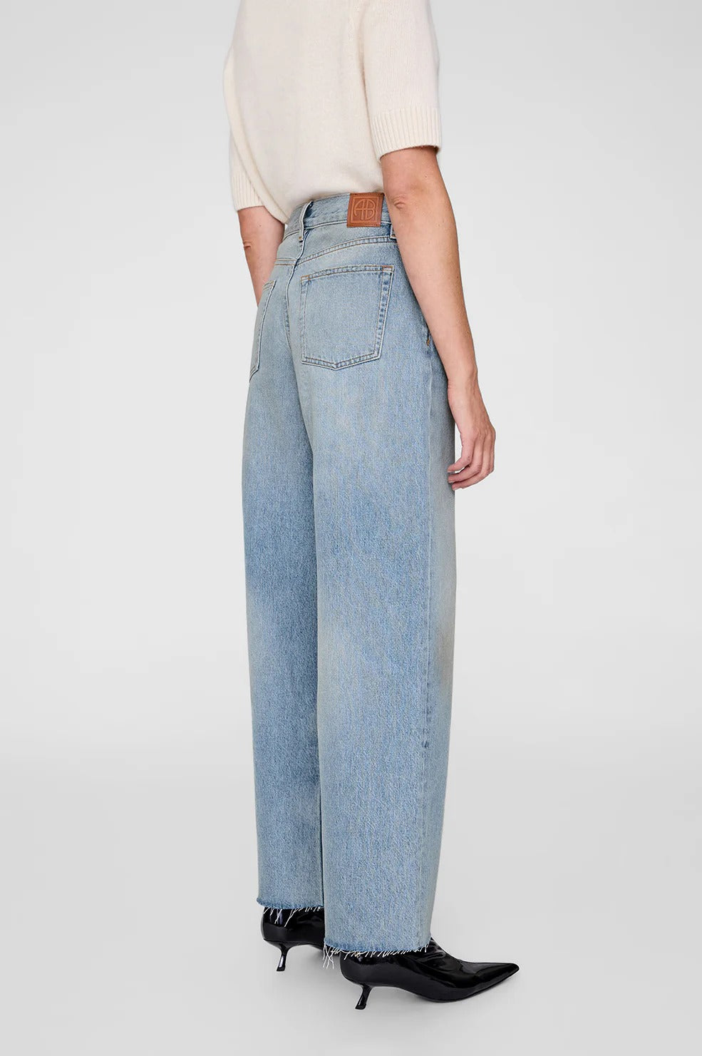 Anine Bing - Manon Jean in Tux Blue Denim