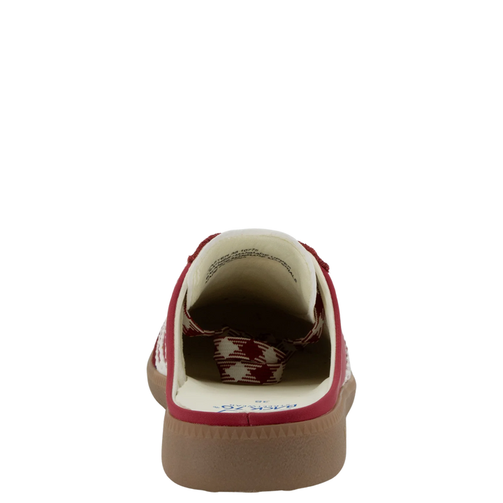 BACK 70 - Easter Backless Sneaker in Red Milk
