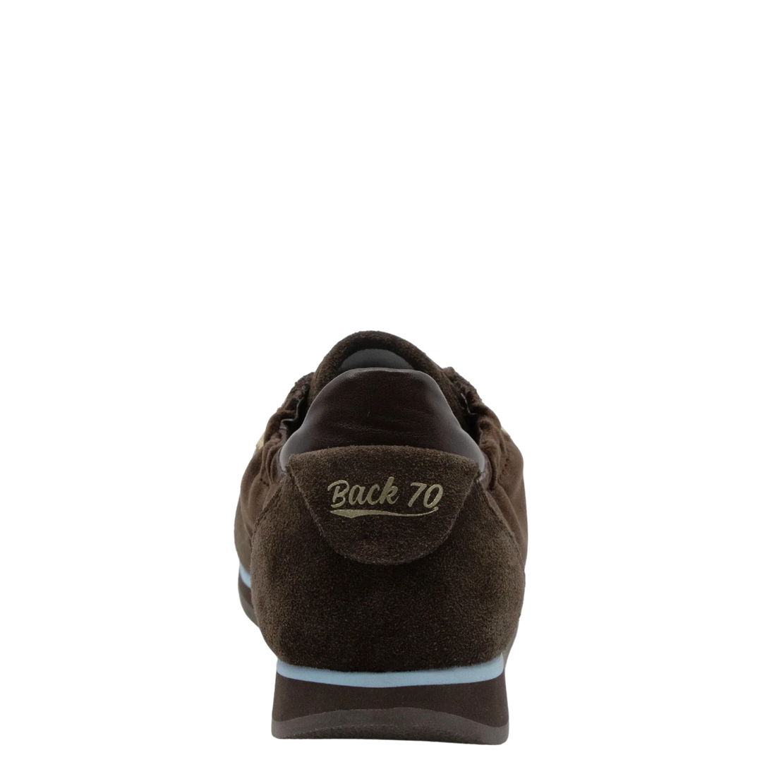 Back 70 - Rocket W26 Sneaker in Velvet DK Coffee Gold sneakers