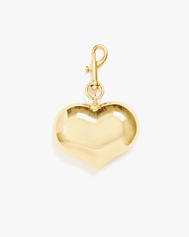 Clare V. - Grand Mylar Heart Fob Charm