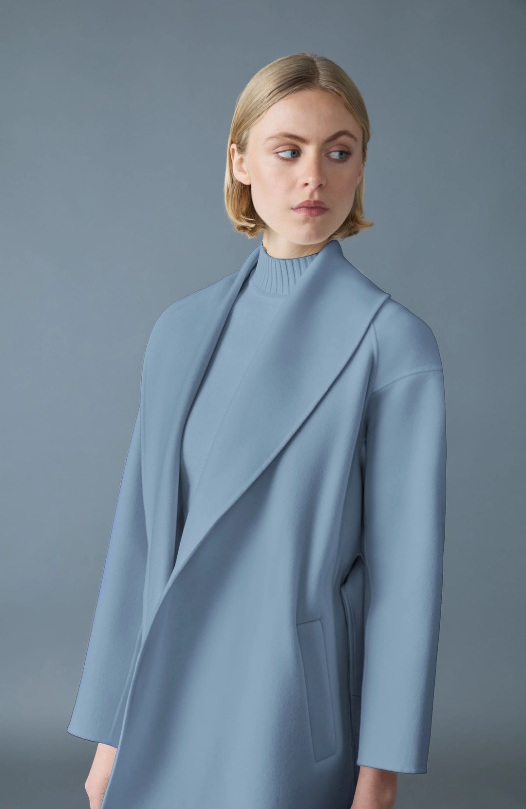Mackage - Tyra Coat in Fog Blue