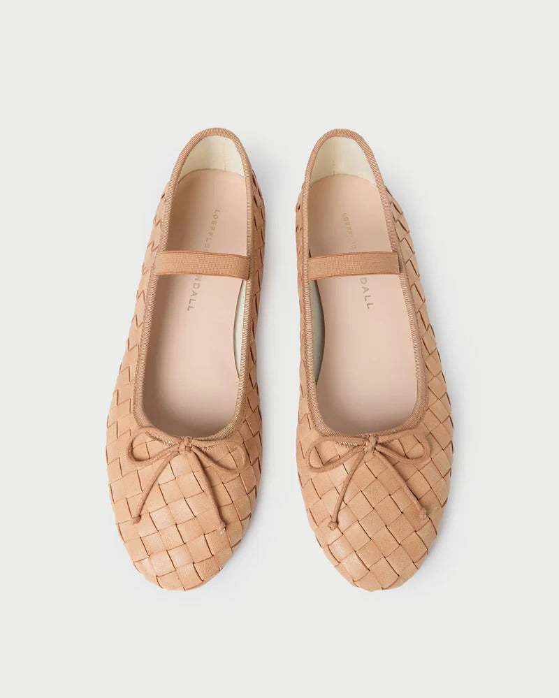 JENNI KAYNE - Leonie Soft Ballet Flat in Honey