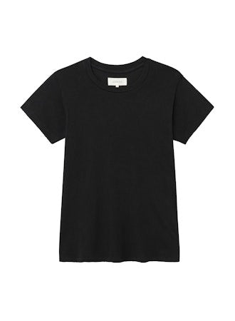 THE GREAT - The Slim Tee in Almost Black