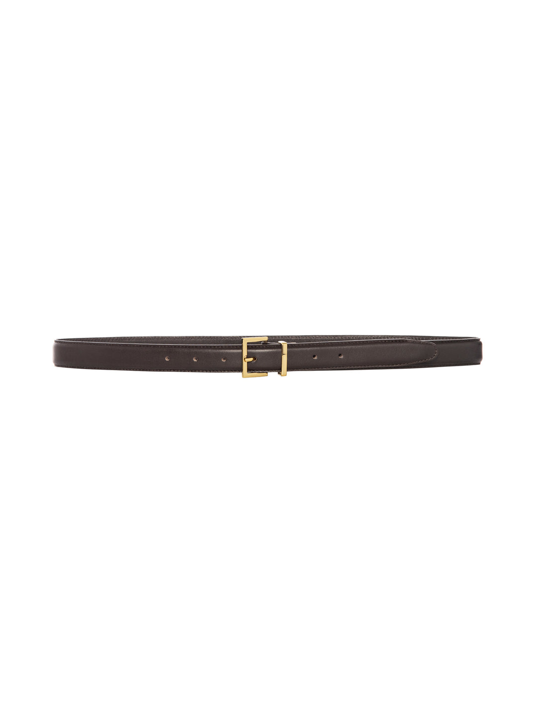 Frame - Petit Square Buckle Plaque Belt in Sequoia Lizard