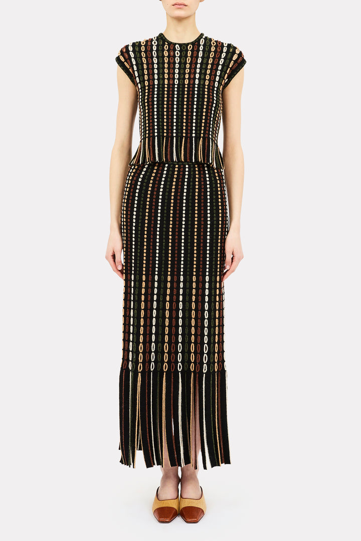 ULLA JOHNSON - Ineze Knit Skirt in Noctis SKIRTS