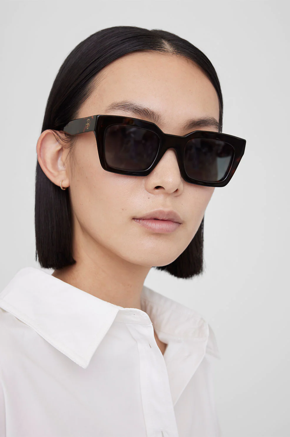 【関税込み】ANINE BING ブラック Indio サングラス ANINE BING Indio Sunglasses in Black | REVOLVE