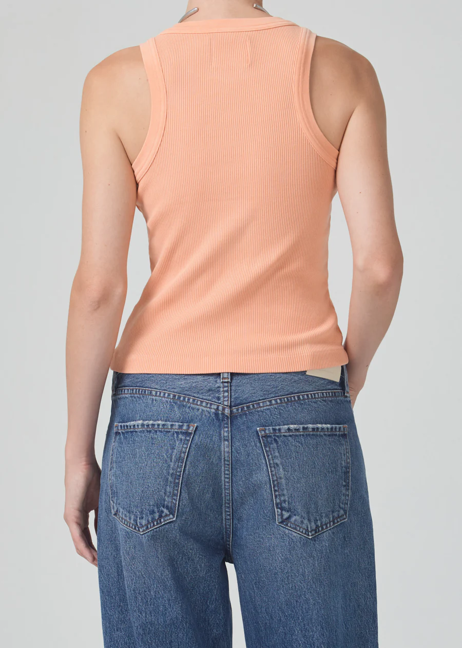 Citizens of Humanity - Isabel Rib Tank in Papaya
