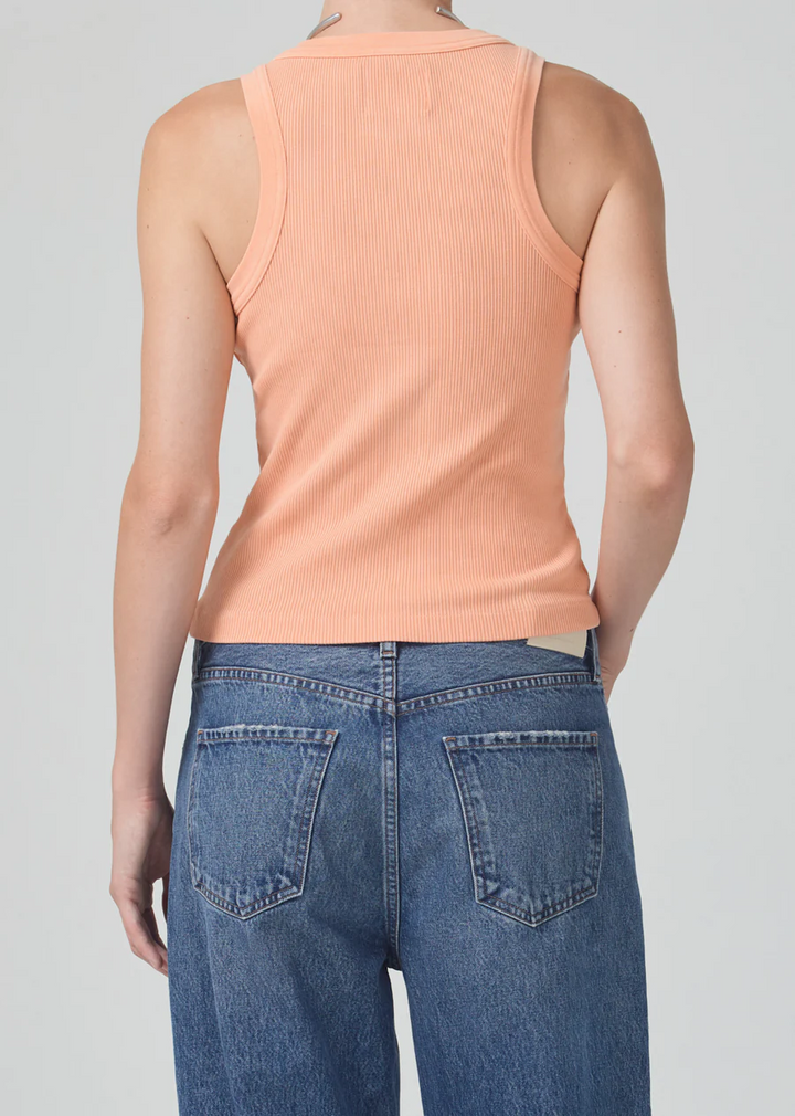 Citizens of Humanity - Isabel Rib Tank in Papaya