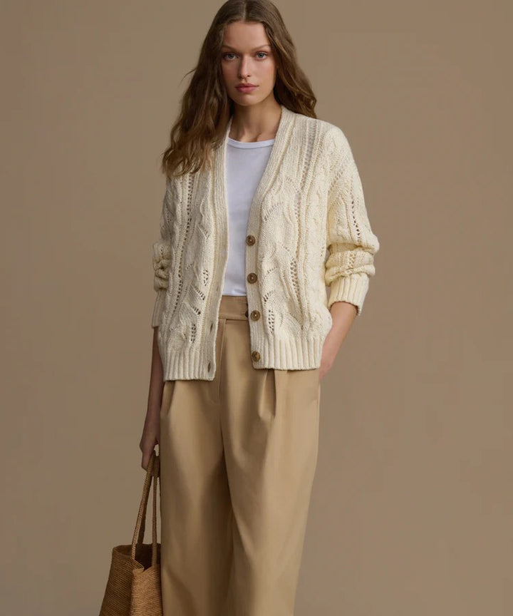 JENNI KAYNE - Audrey Cardigan in Cream