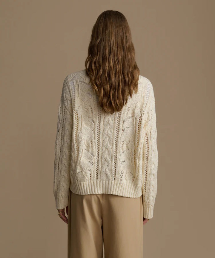 JENNI KAYNE - Audrey Cardigan in Cream