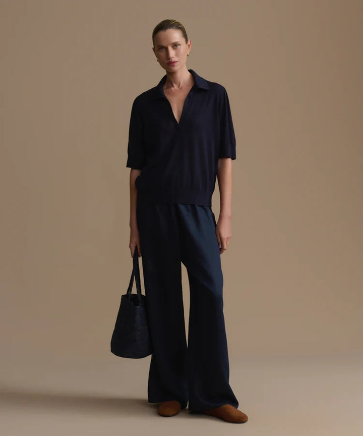 JENNI KAYNE - Courtney Top in Navy Sweaters
