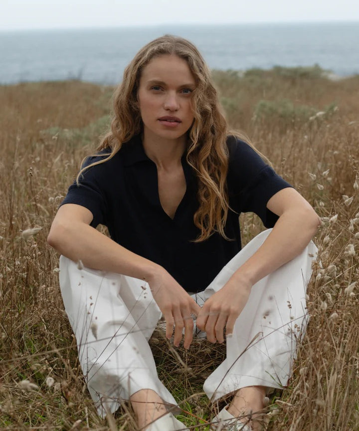 JENNI KAYNE - Courtney Top in Navy Sweaters