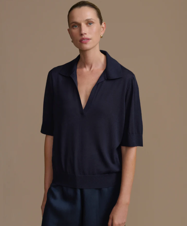JENNI KAYNE - Courtney Top in Navy Sweaters