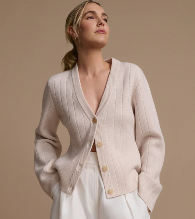 JENNI KAYNE - Rory Cardigan in Ivory Cardigans