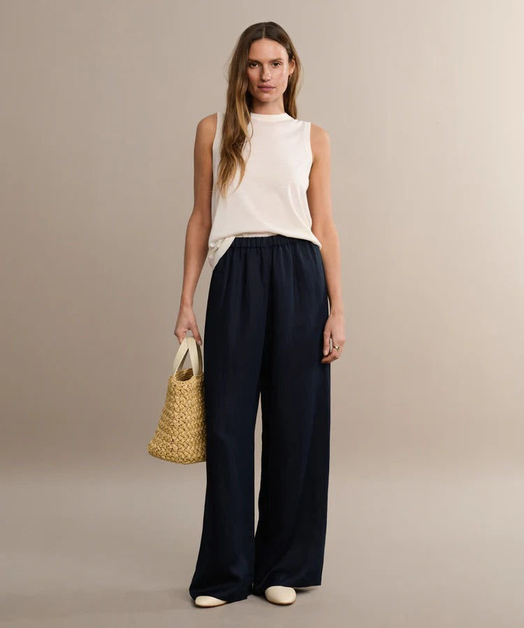 JENNI KAYNE - Summer Demi Pant in Navy Pants