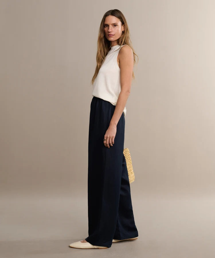 JENNI KAYNE - Summer Demi Pant in Navy Pants
