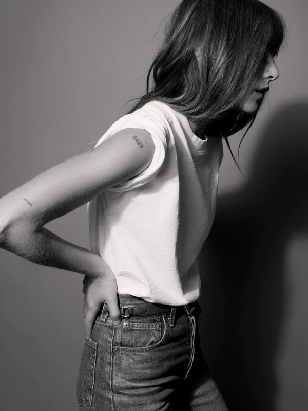 Nation LTD - Jessa Boxy Crop in Optic White