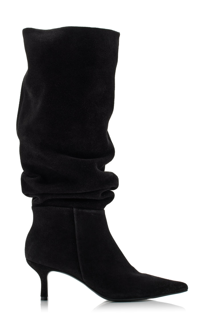 SIMKHAI - Jordi Suede Slouch Boot in Black