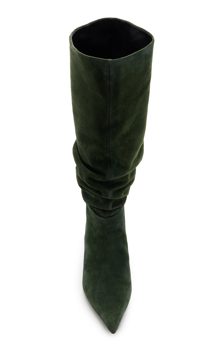 SIMKHAI - Jordi Suede Slouch Boot in Everest Green