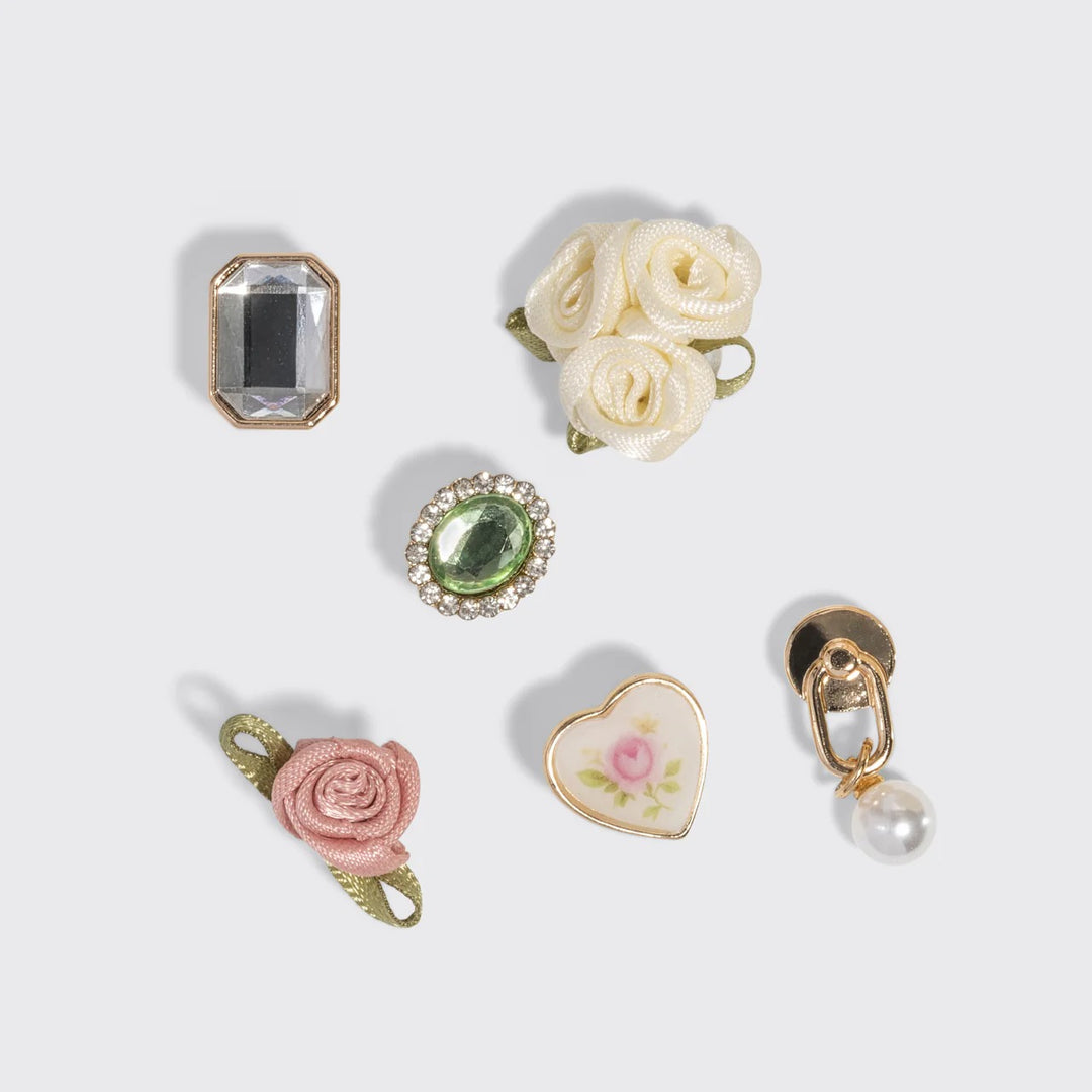 KITSCH - Charms 6pc Set in Vintage Ivory Accessories