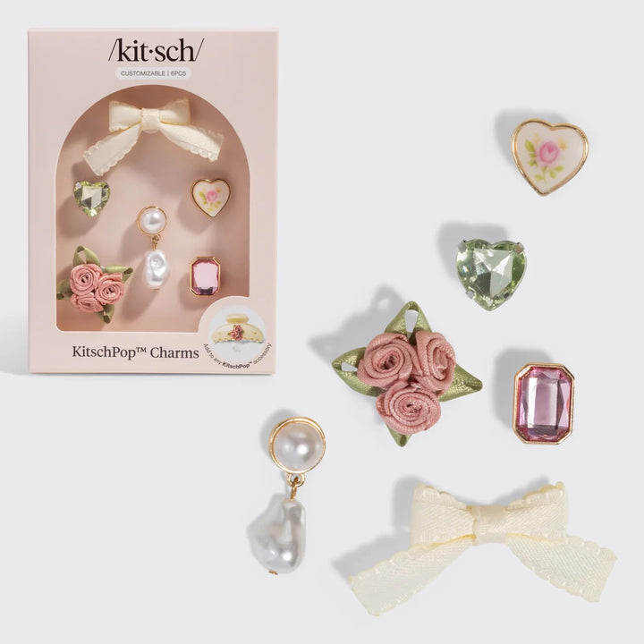 KITSCH - Charms 6pc Set in Vintage Pink Accessories