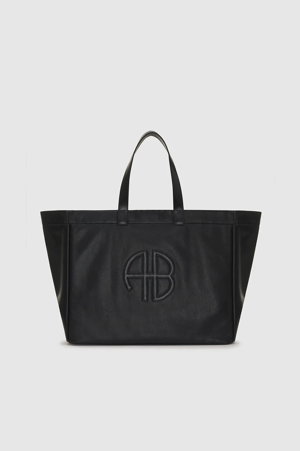 Anine Bing - Large Rio Tote in Black Recycled Leather