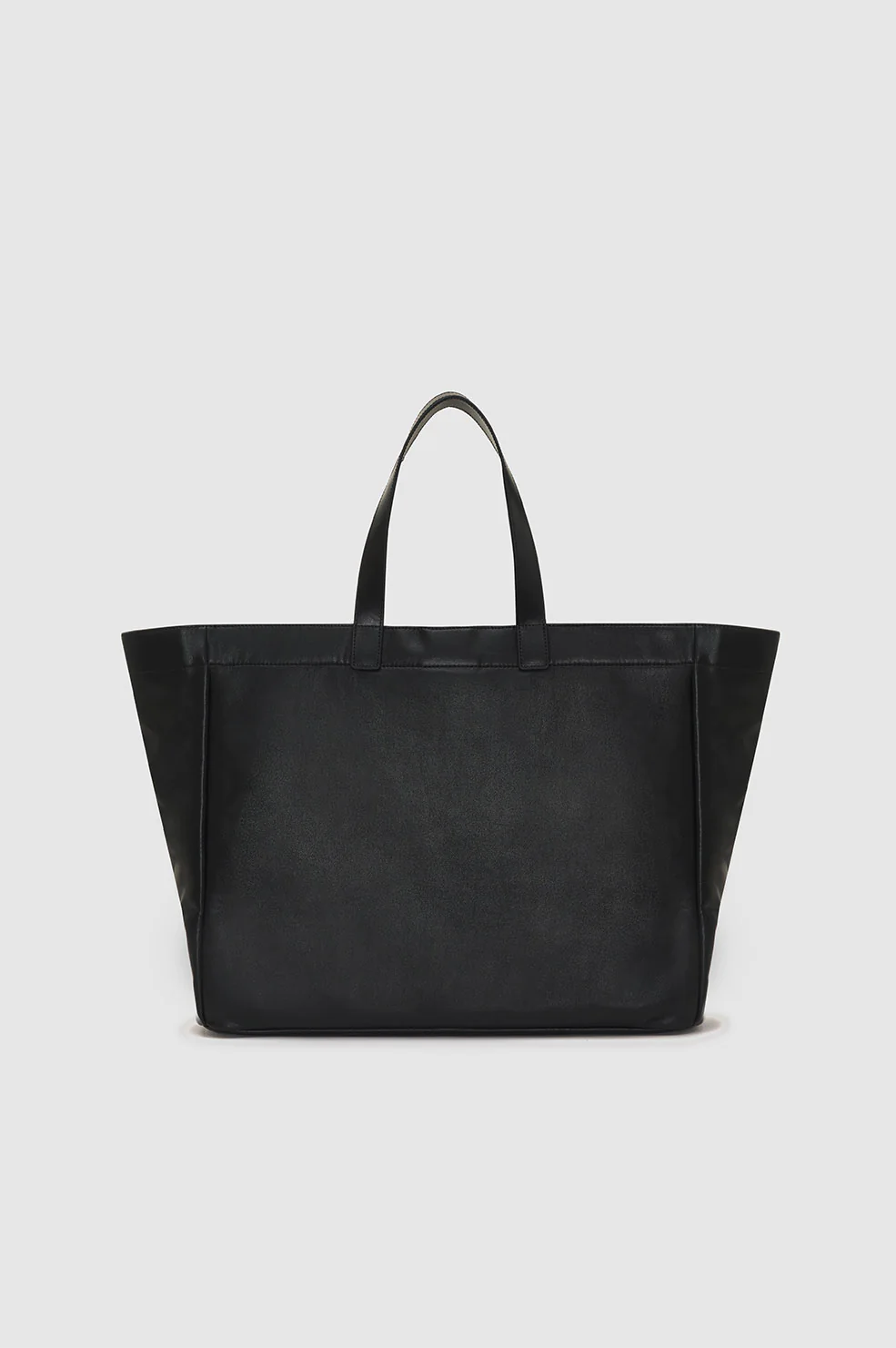 Anine Bing - Large Rio Tote in Black Recycled Leather