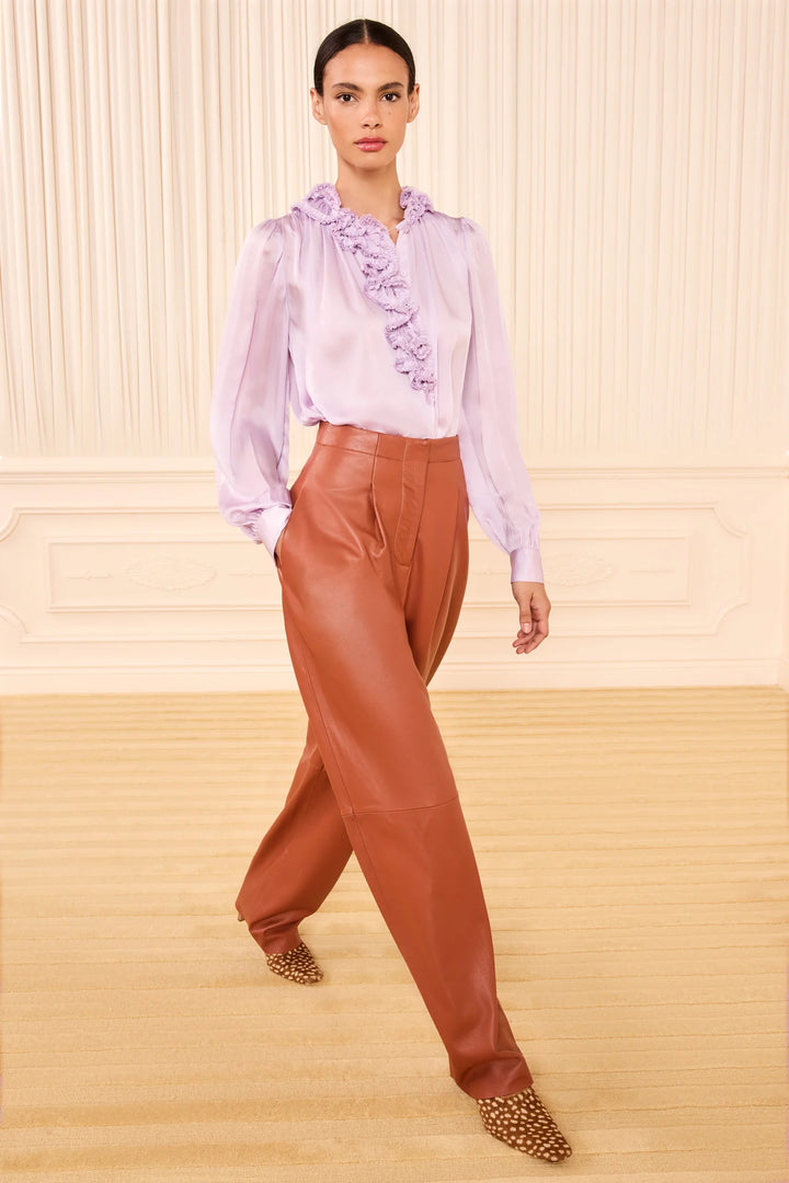 ULLA JOHNSON - Willhelmina Blouse in Wisteria
