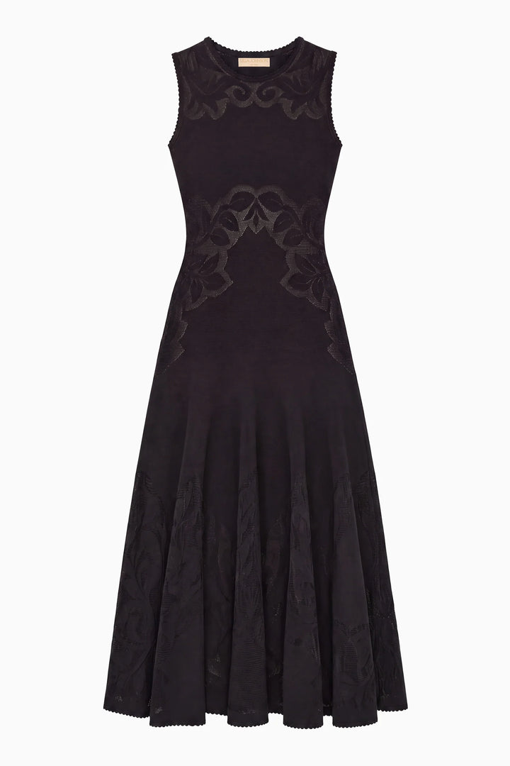 ULLA JOHNSON - Corinthia Knit Dress in Noir